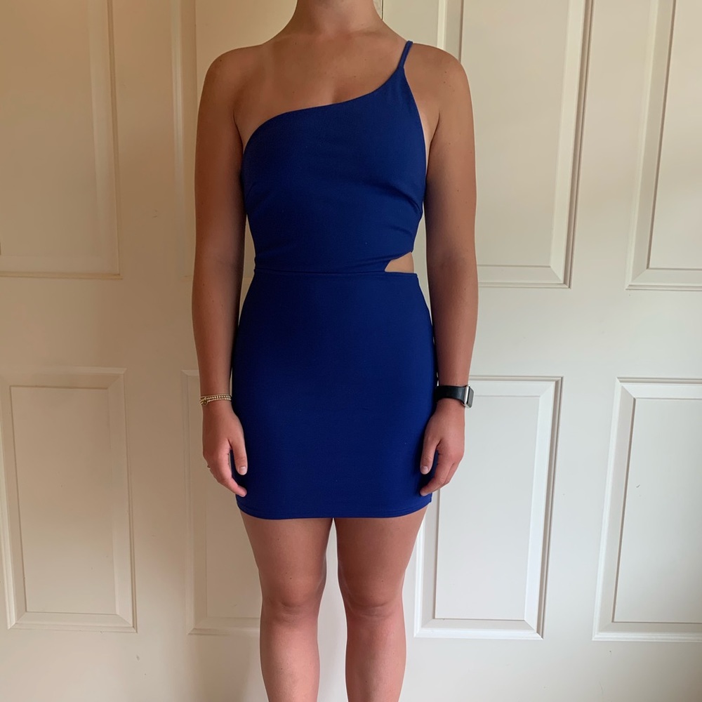 By The Way one shoulder mini dress